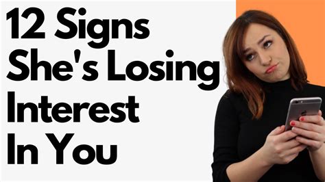 signs shes losing interest dating